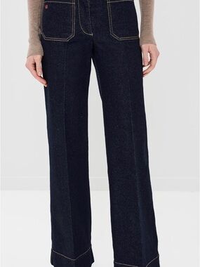 Victoria Beckham High-Rise Wide-Leg Alina jeans